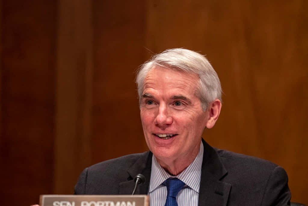 Smiling Rob Portman Background