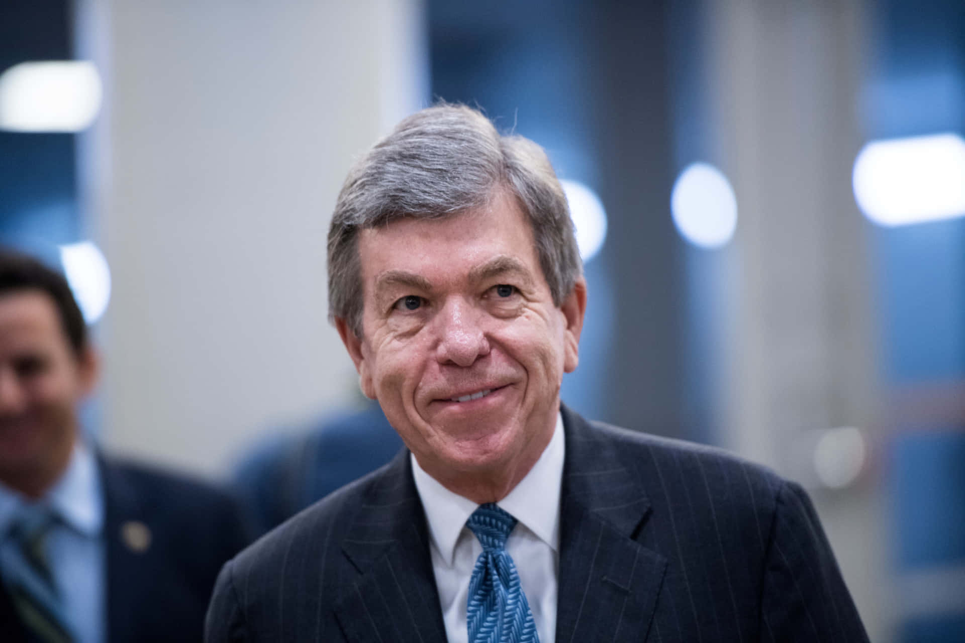 Smiling Roy Blunt Focused Background