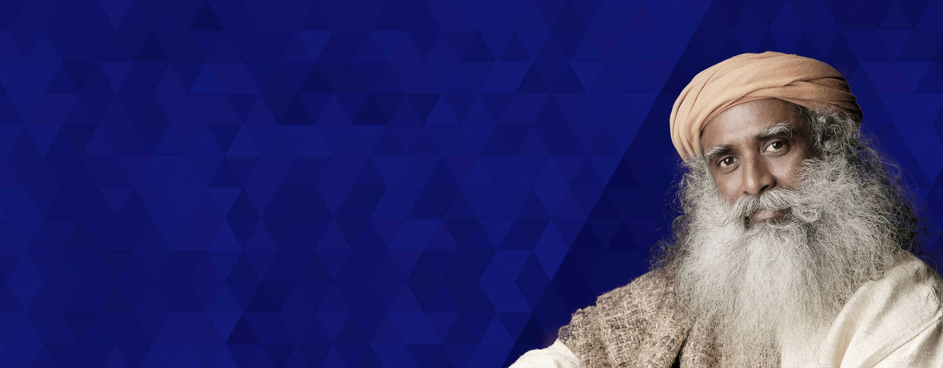 Smiling Sadhguru Header Background