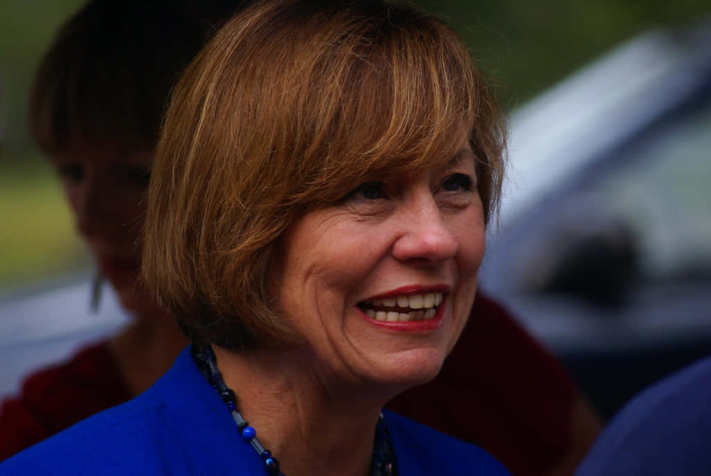 Smiling Sharron Angle Background