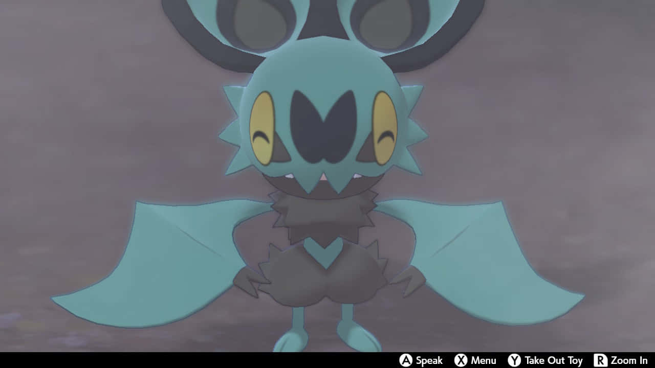 Smiling Shiny Noibat In Video Game