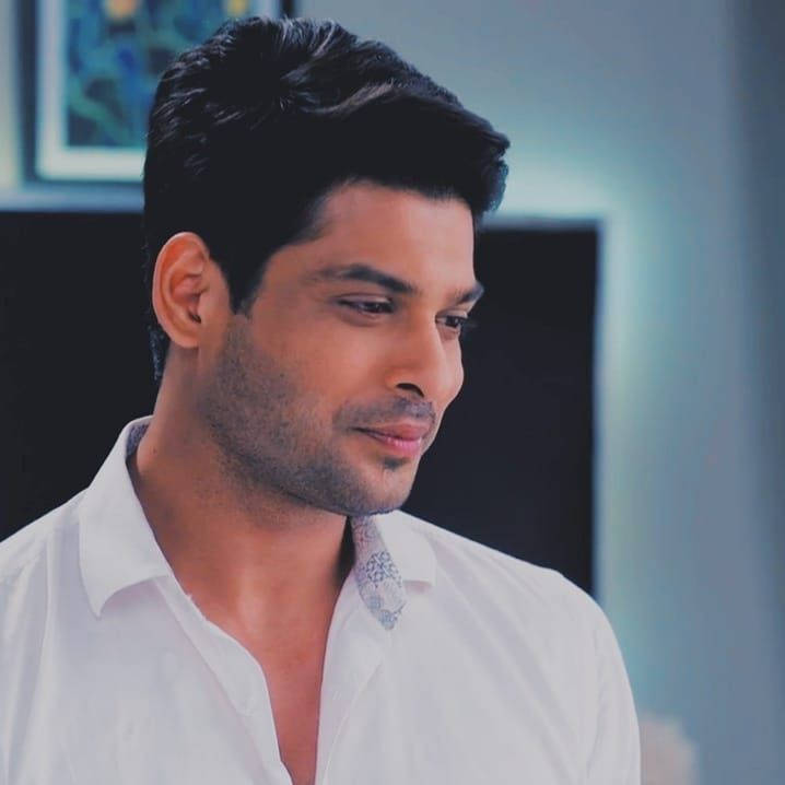 Smiling Sidharth Shukla