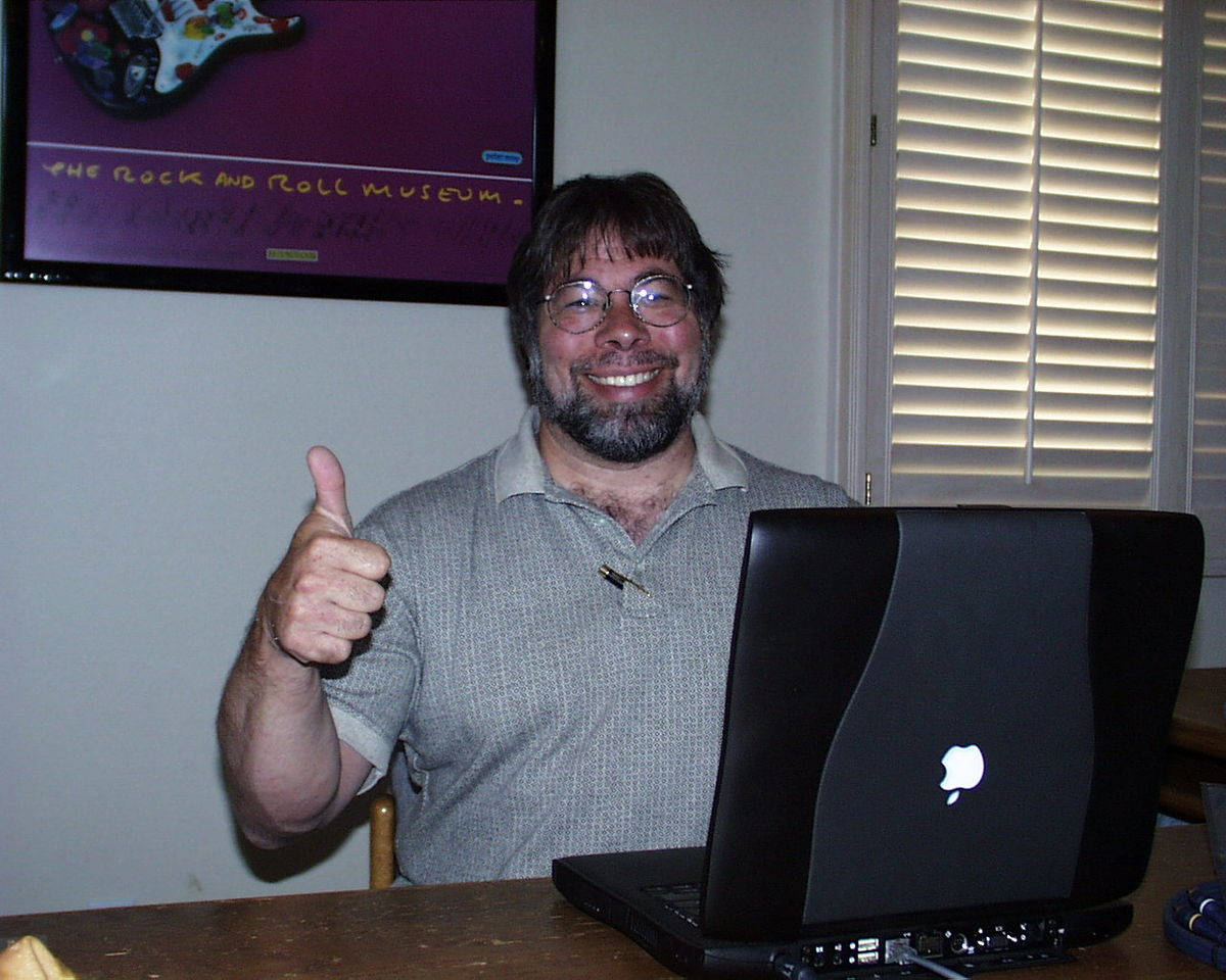 Smiling Steve Wozniak Thumbs Up