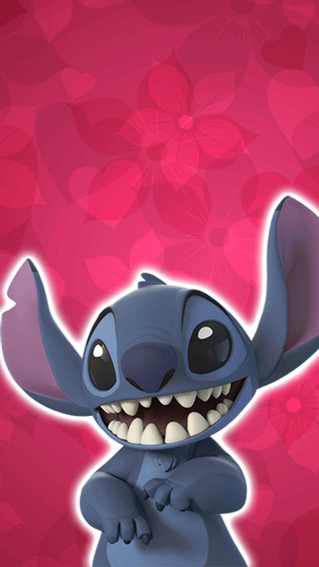 Smiling Stitch 3d Rendered Background