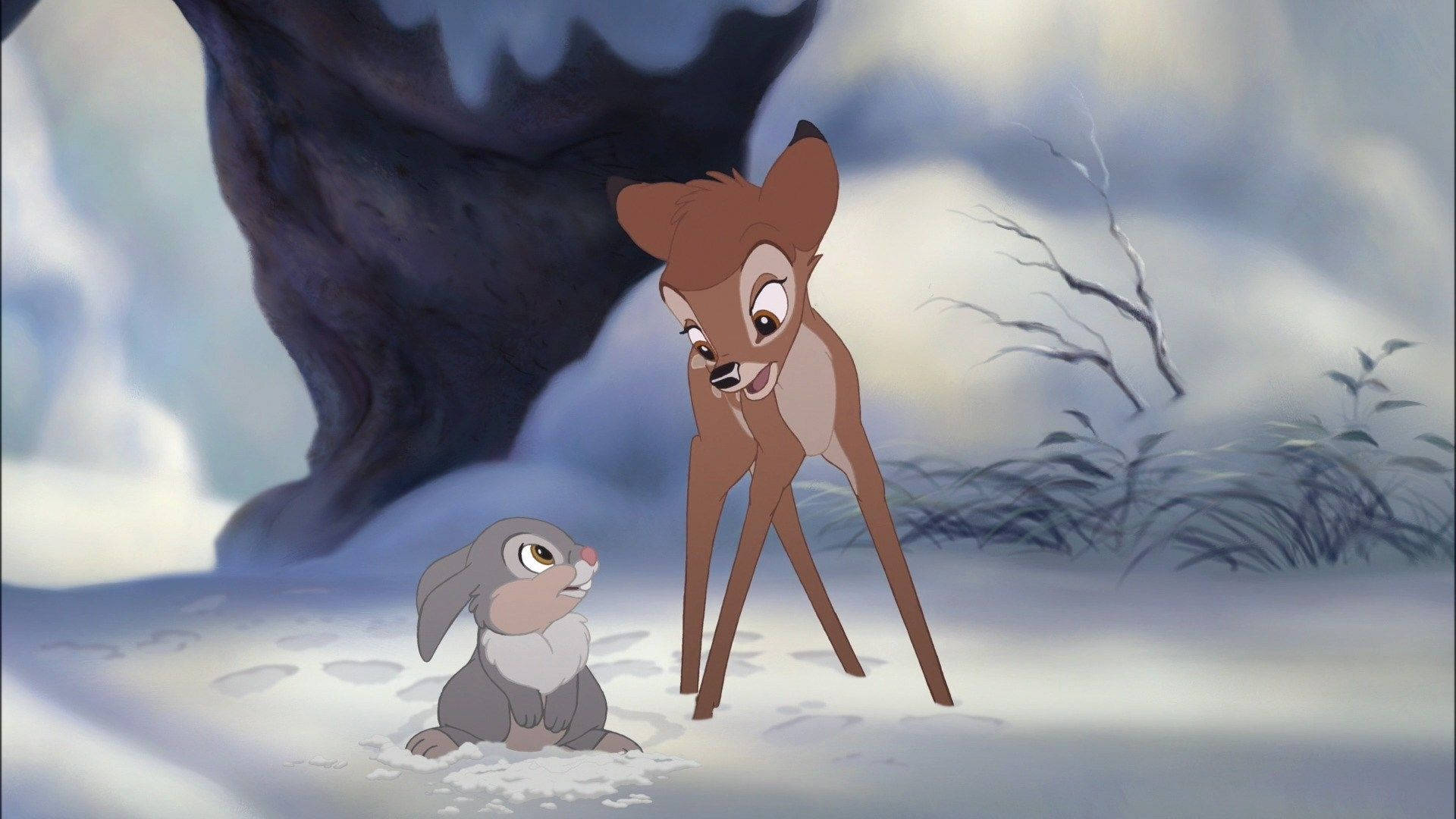 Smiling Thumper With Bambi