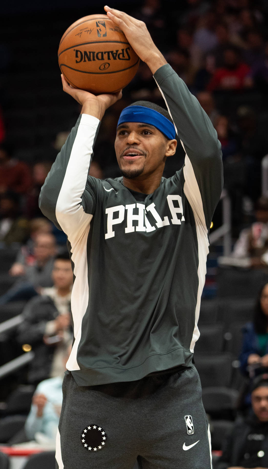 Smiling Tobias Harris Nba Player Philadelphia 76ers Background