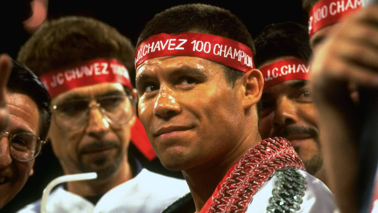 Smirking Julio Cesar Chavez Background