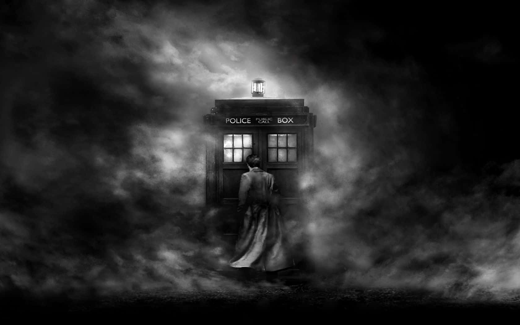 Smoke Tardis Background