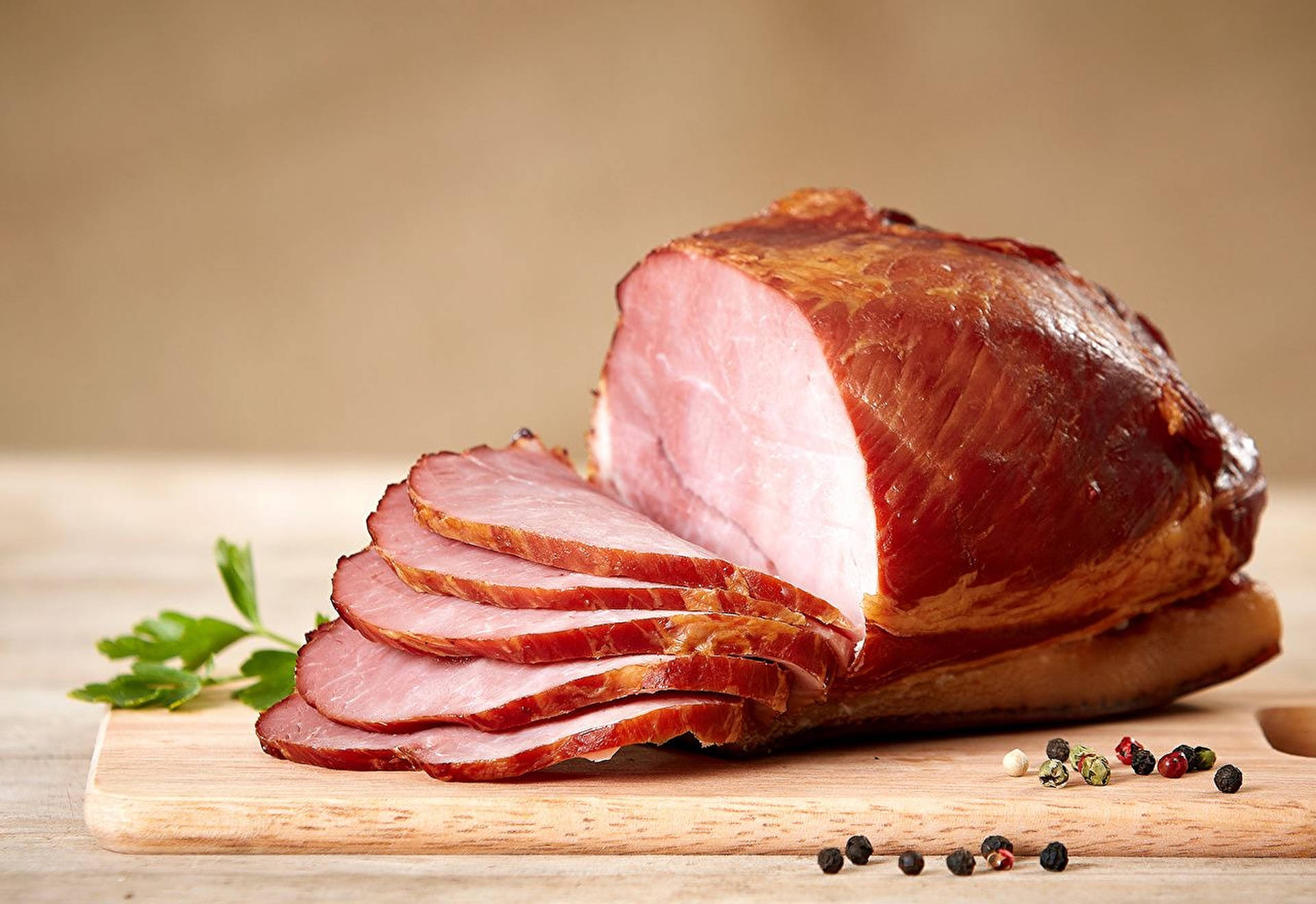 Smoked Ham Background