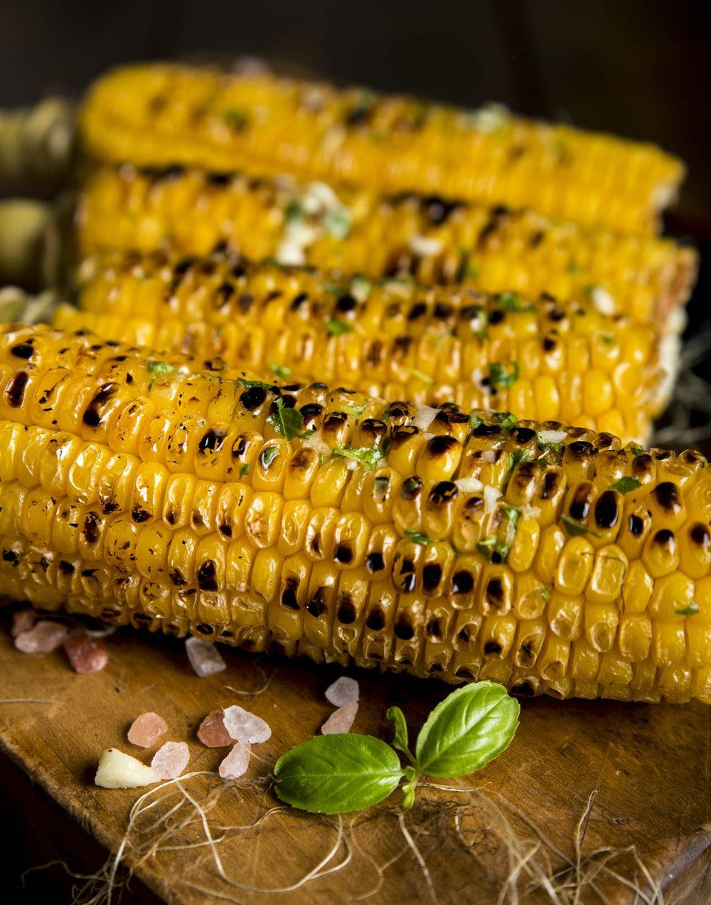 Smoked Sweet Corn Background