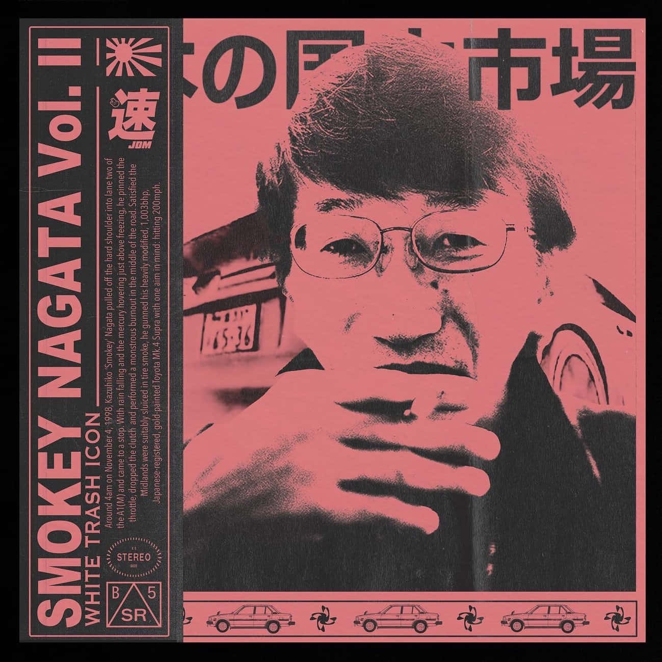 Smokey_ Nagata_ Retro_ Style_ Poster Background