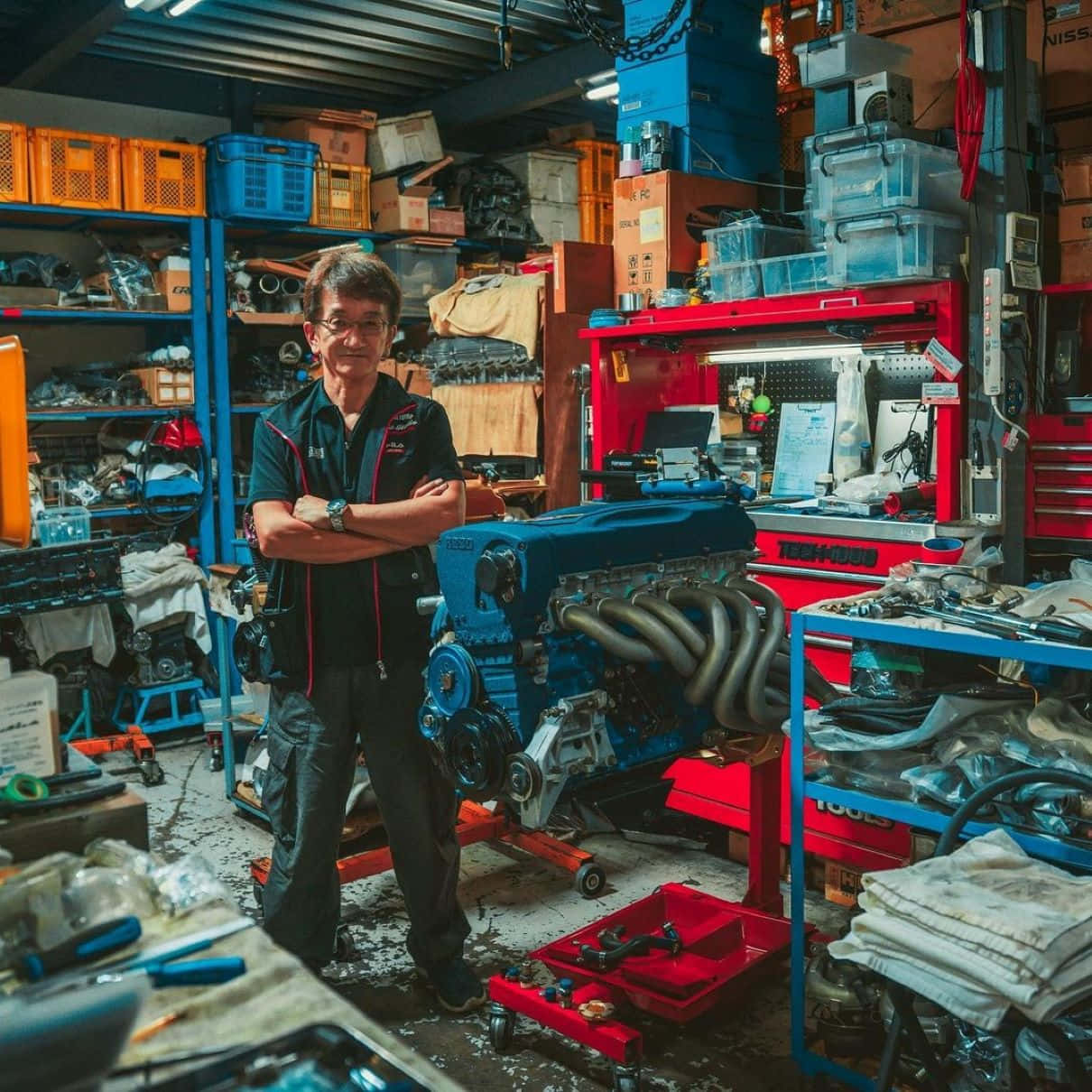 Smokey Nagata Top Secret Garage Background