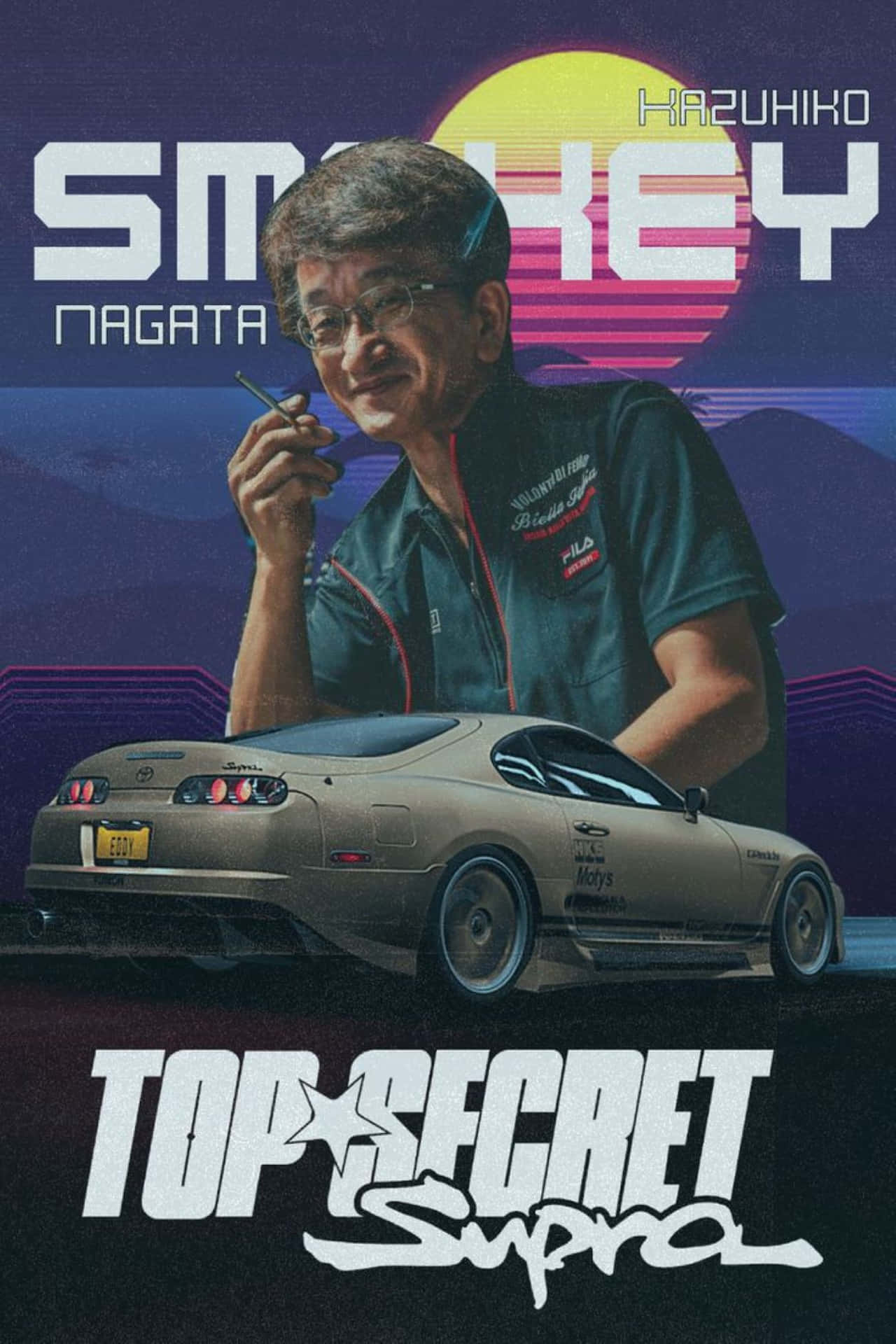 Smokey Nagata Top Secret Supra Background