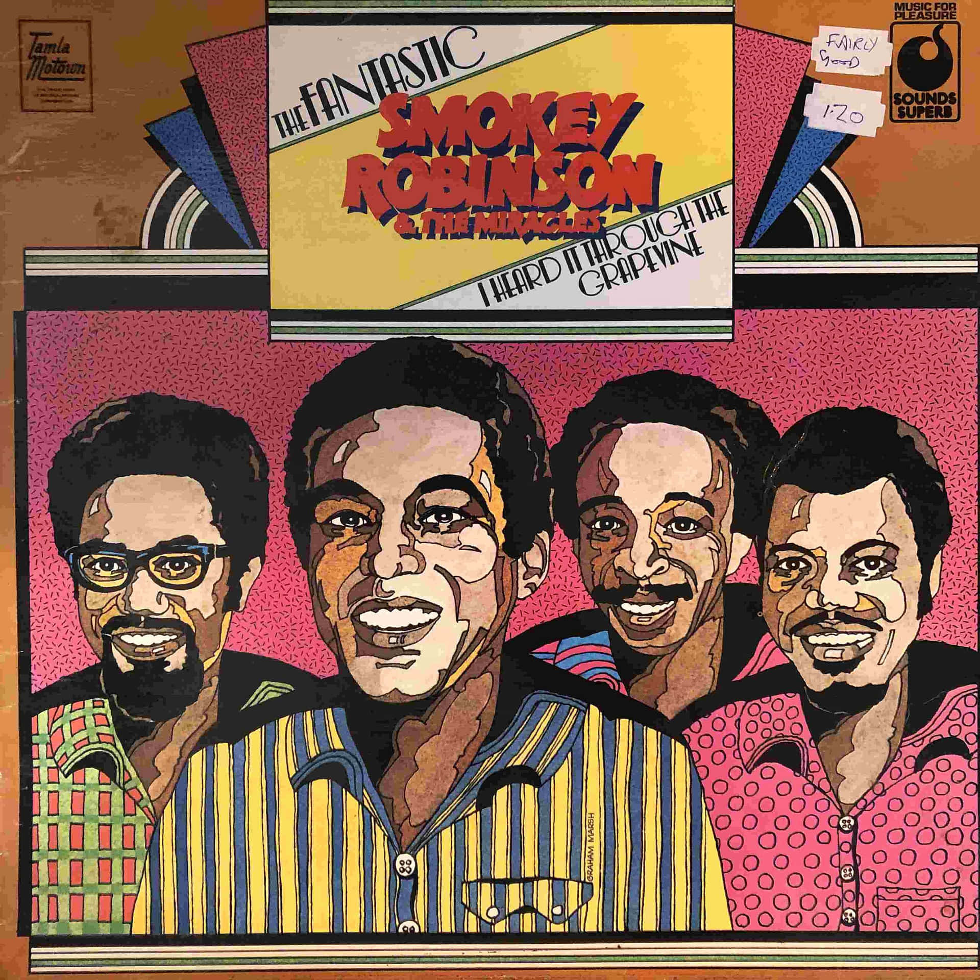 Smokey Robinson And The Miracles Artistic Disc Cover Background