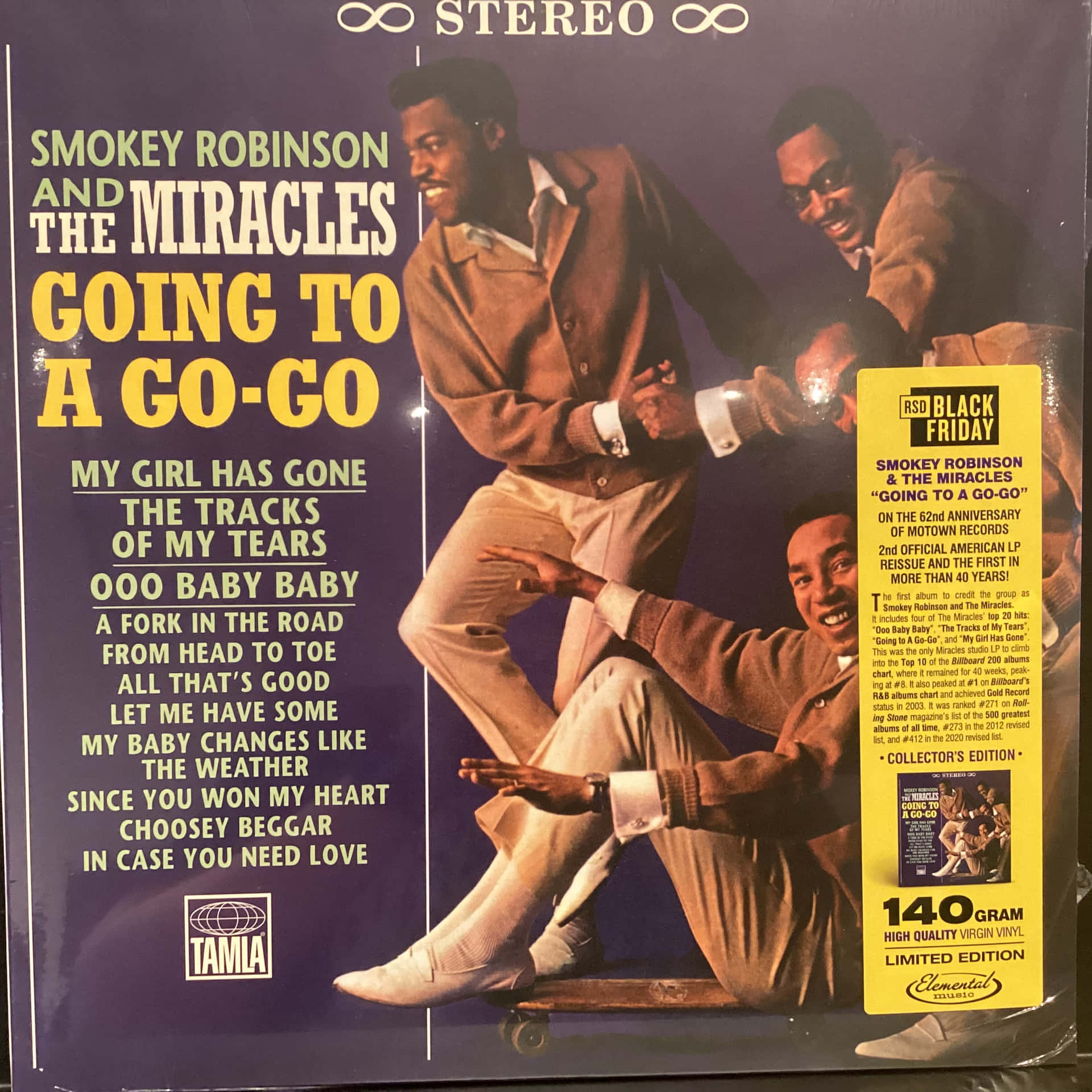 Smokey Robinson And The Miracles Going To Go-go Background
