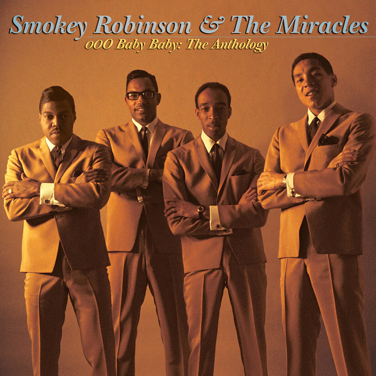 Smokey Robinsonand The Miracles Anthology Album Cover Background
