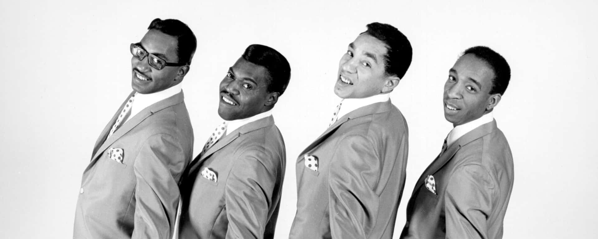 Smokey Robinsonand The Miracles Classic Portrait Background