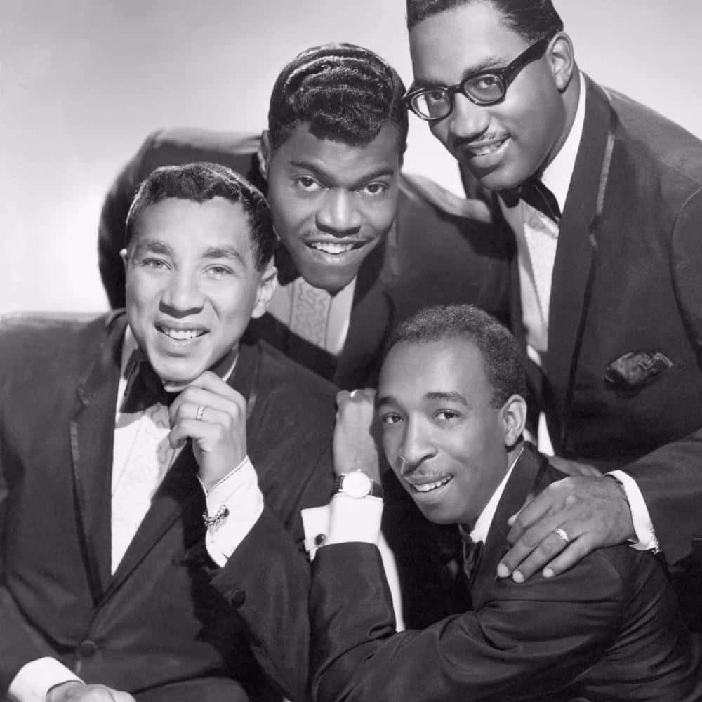 Smokey Robinsonand The Miracles Group Portrait Background