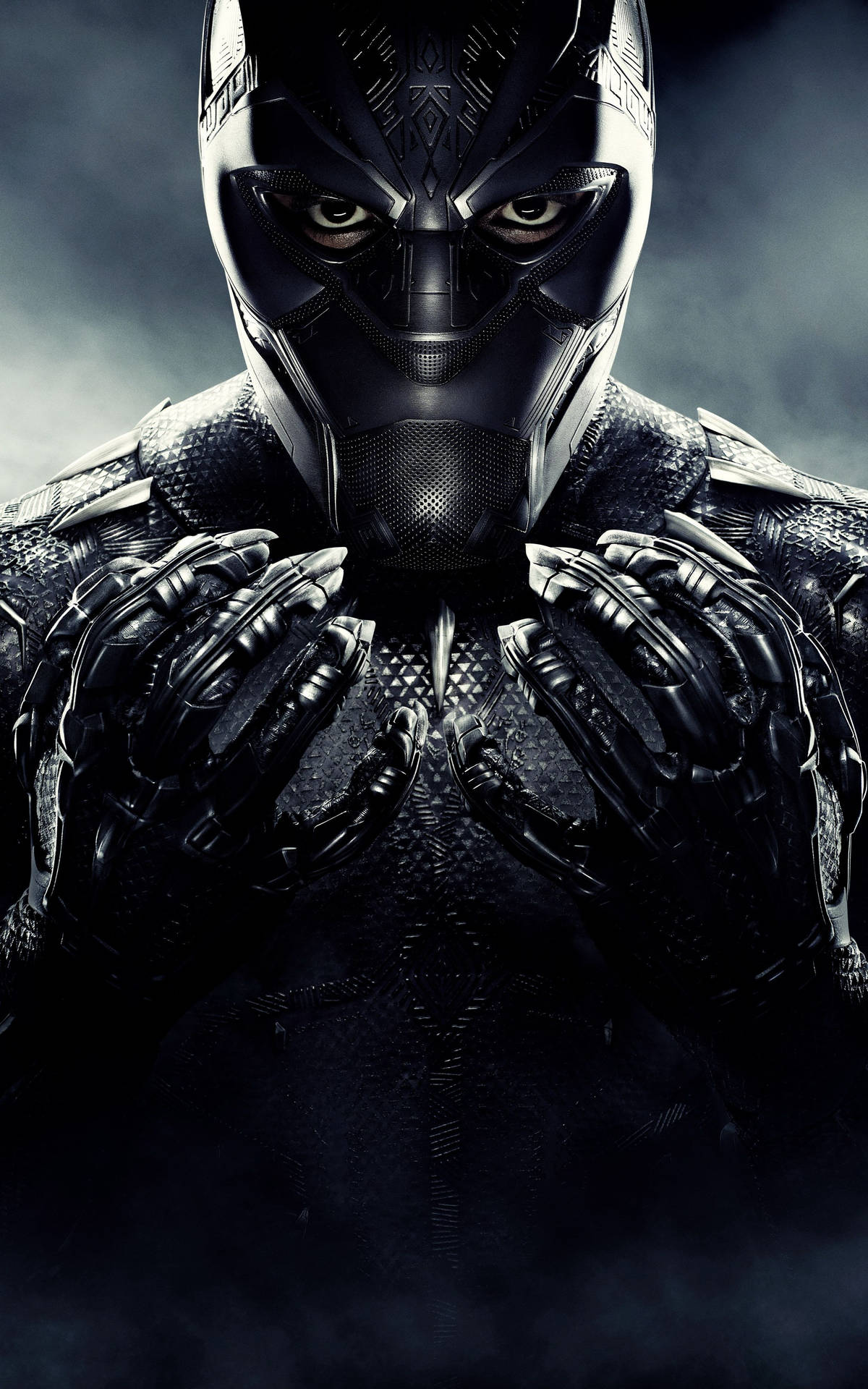 Smoky Black Panther Android Background