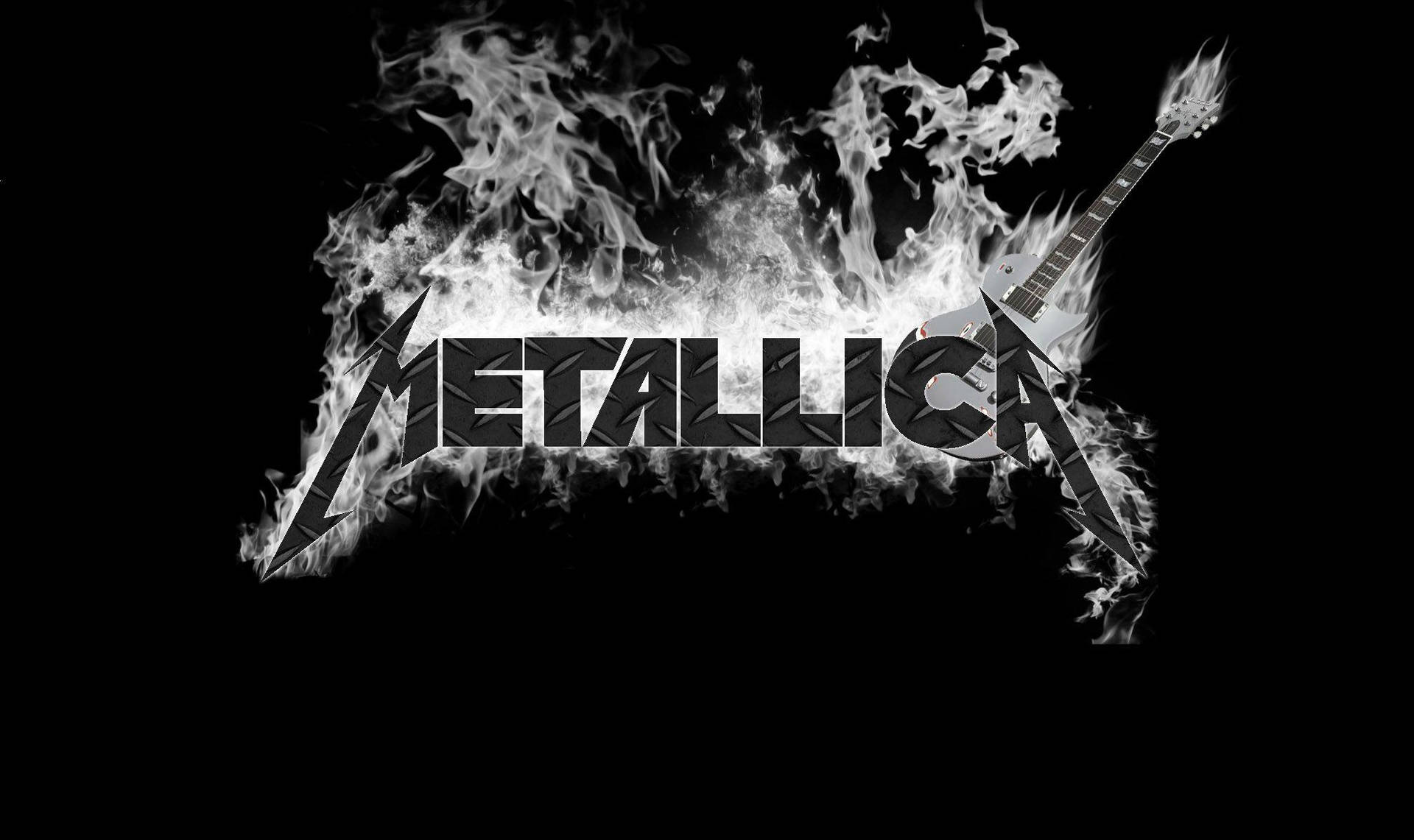 Smoky Metallica Logo Background