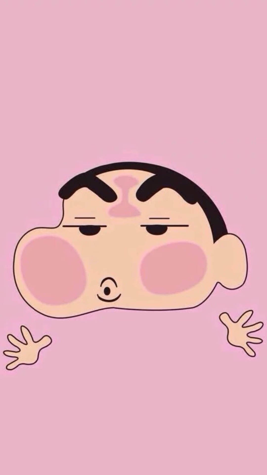 Smooch From Shinchan Aesthetic Background