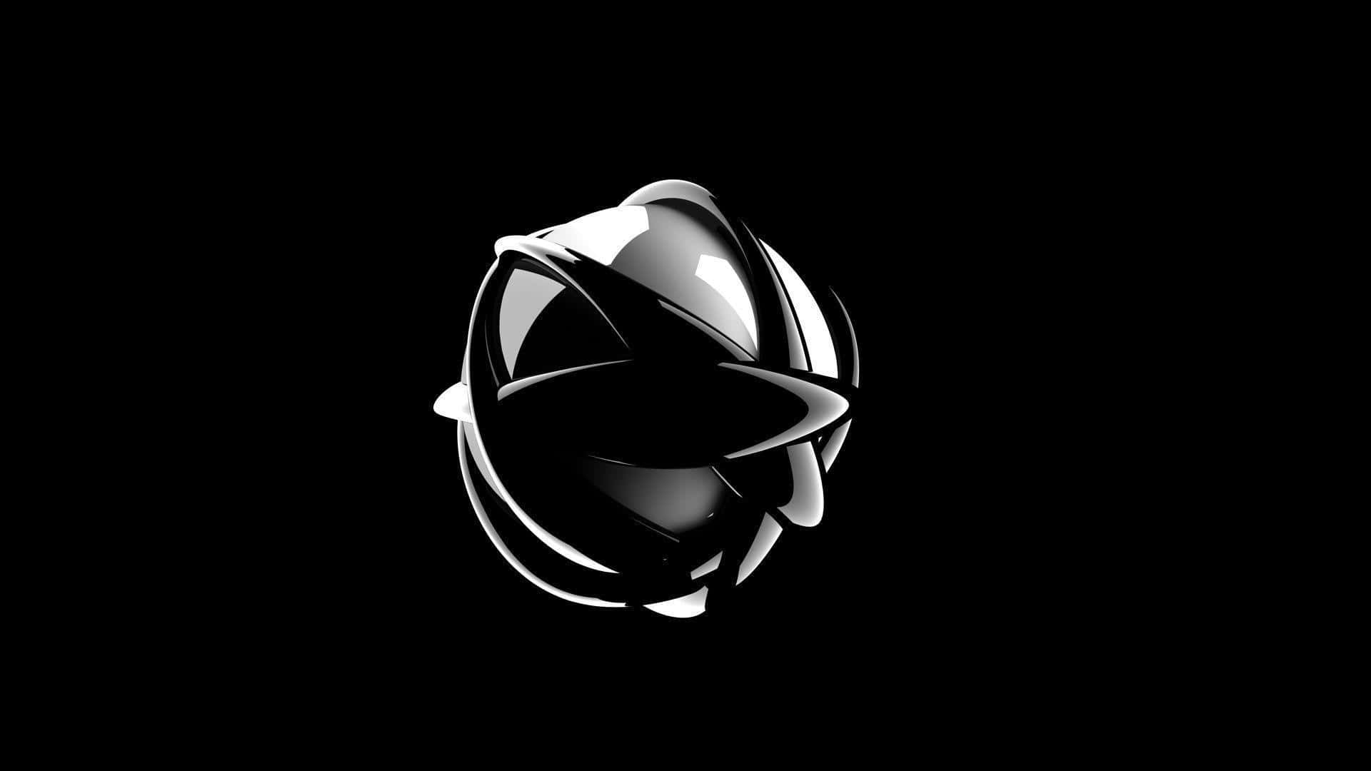 Smooth, Glossy Black Paint Gleaming In The Sunlight Background