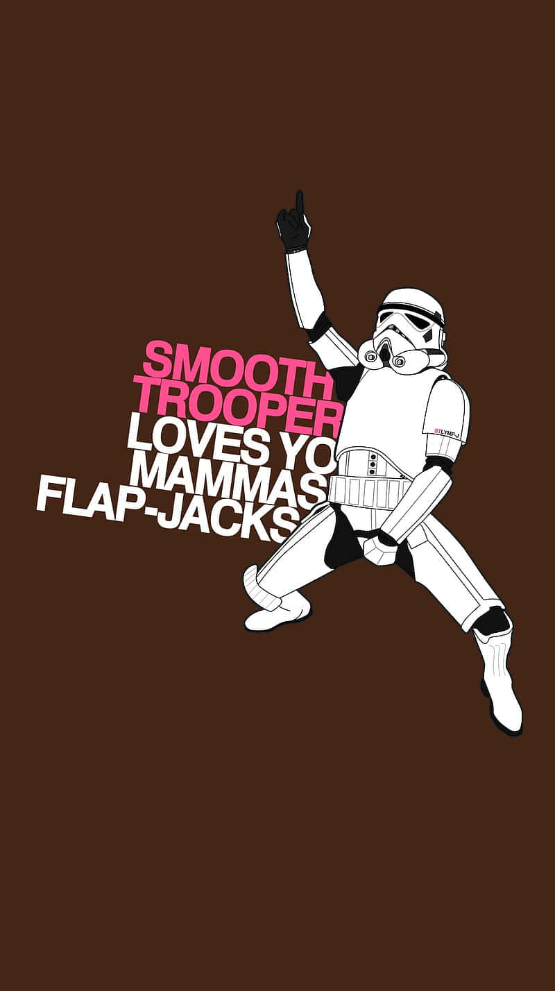 Smooth Trooper - T-shirt By Teesha - Teesha - Teesha Background