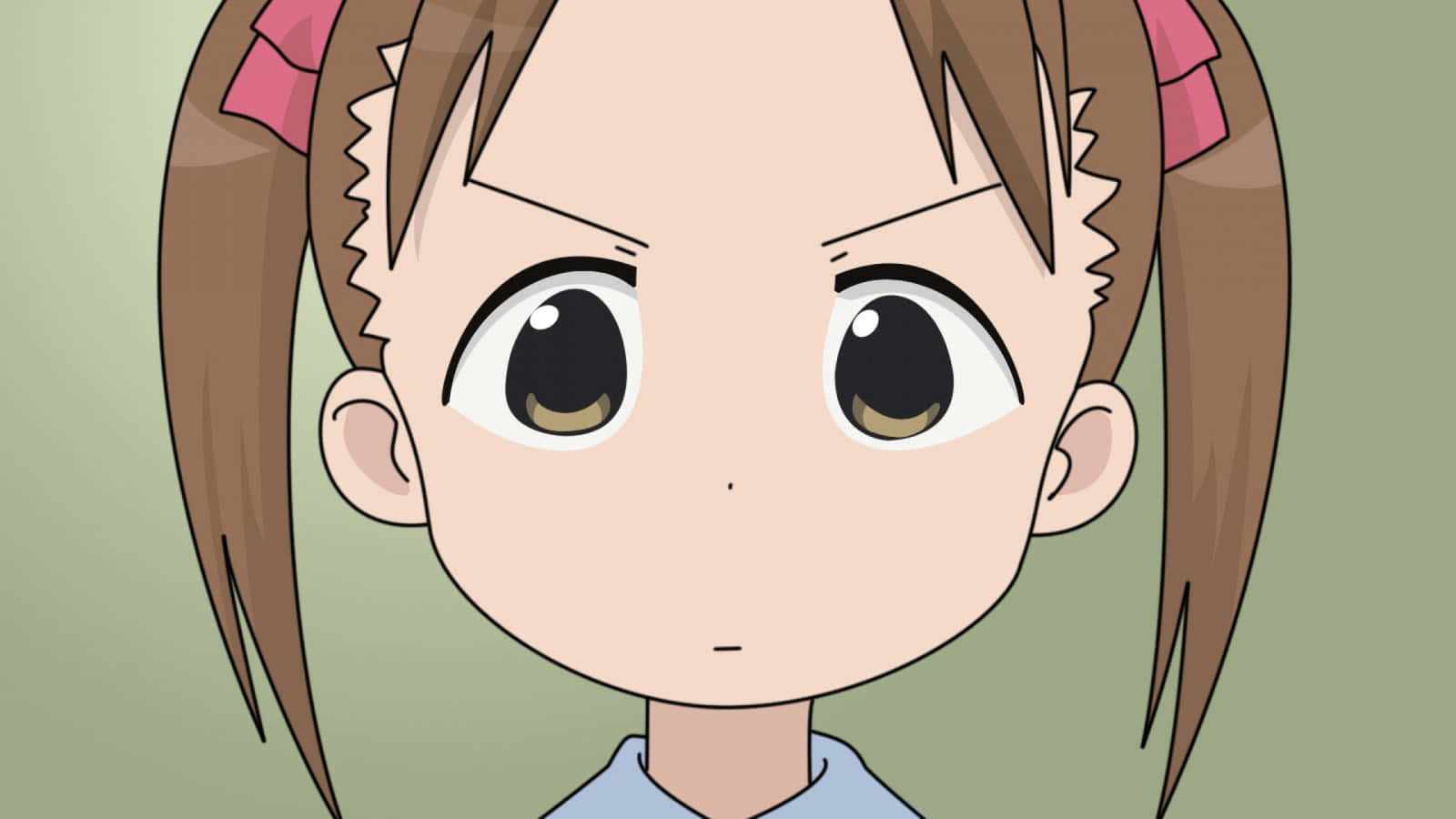 Smug Face Of A Weird Anime Character Background