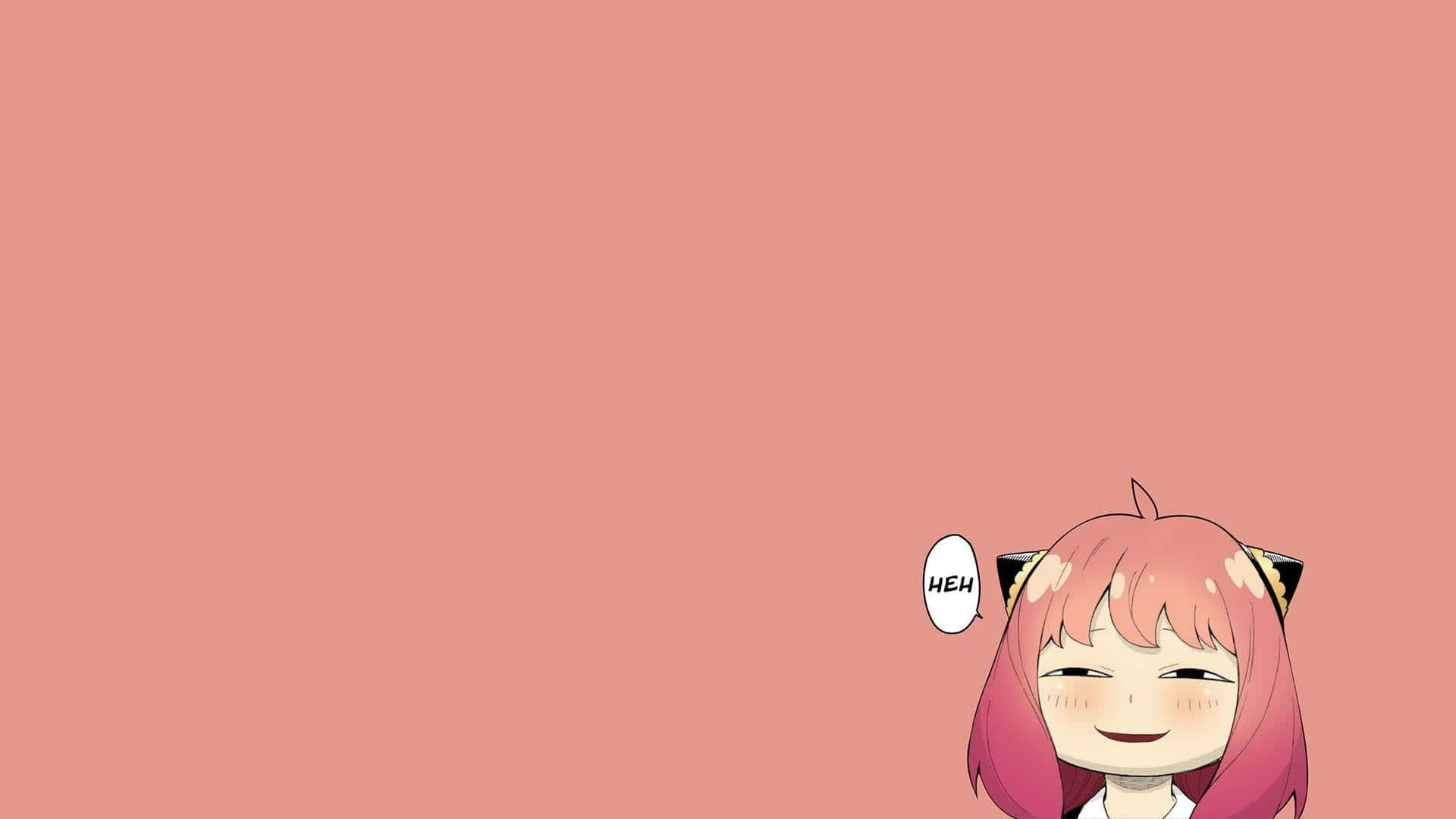 Smug Face Of The Little Anime Character Background