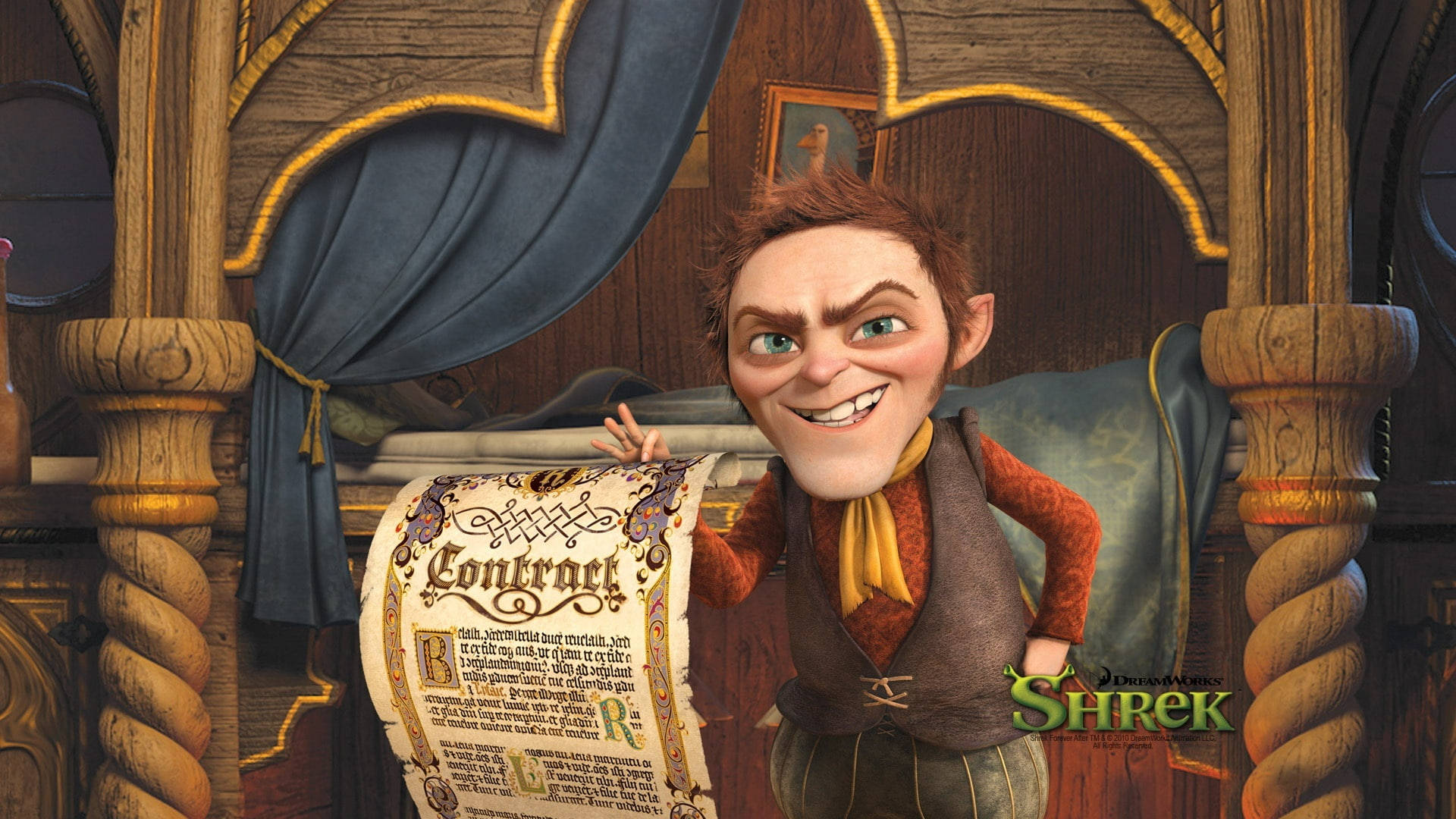 Smug Rumpelstiltskin Shrek Forever After