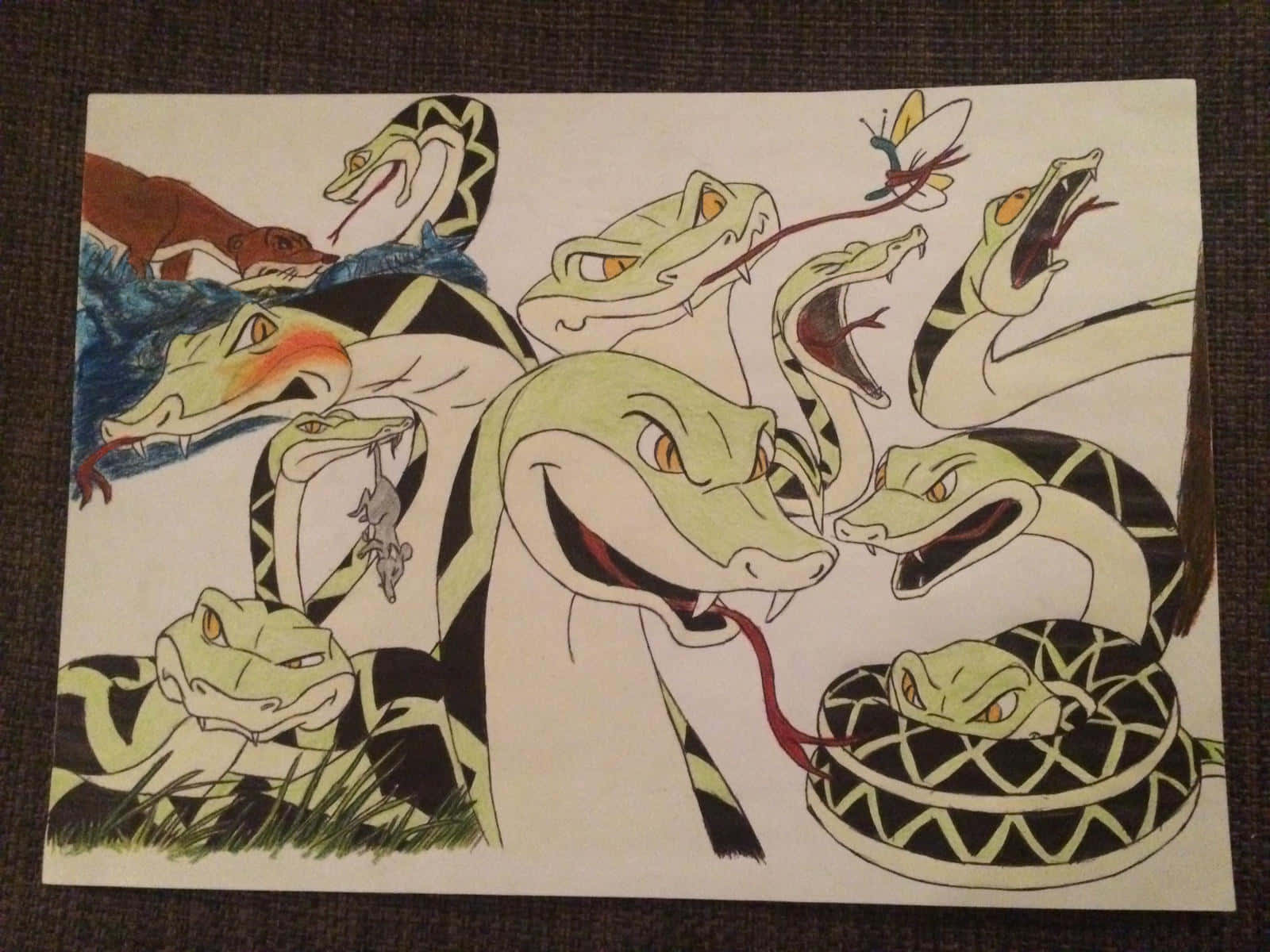 Snake From The Animals Of Farthing Wood Background