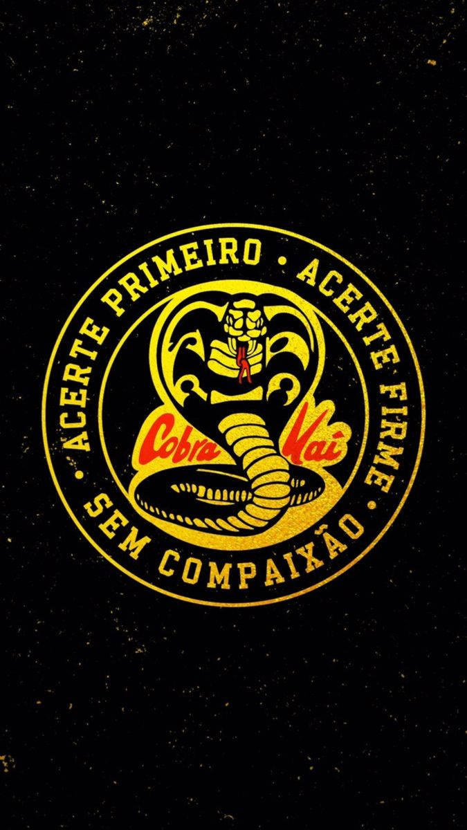 Snake Logo Of Cobra Kai Phone Background