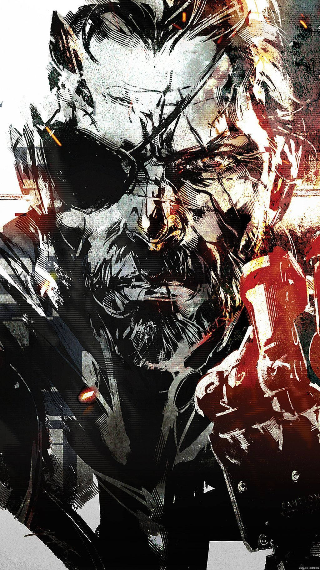 Snake Metal Gear Solid Mobile Art Background