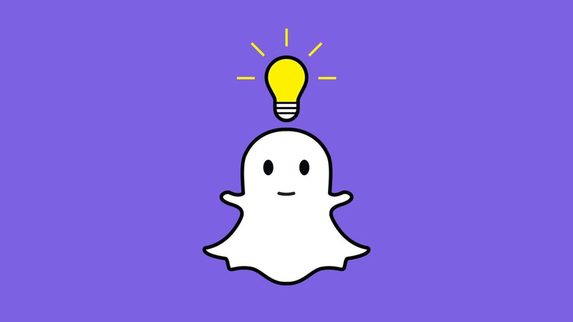 Snapchat Ghost Idea Illustration Background