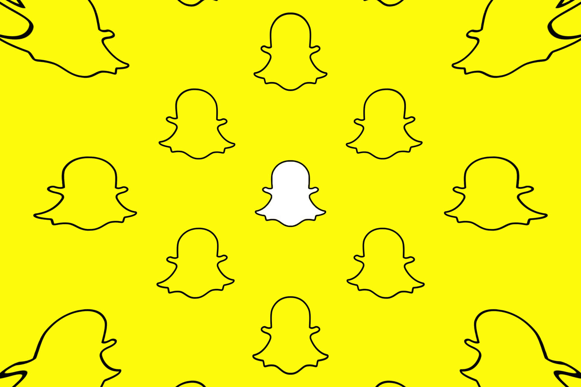 Snapchat Ghost Pattern Background