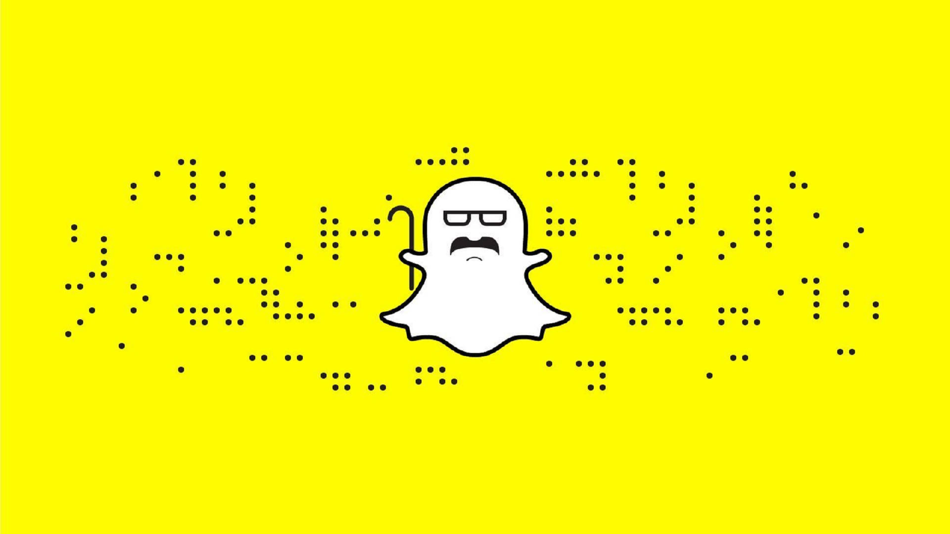 Snapchat Ghost Vector Background