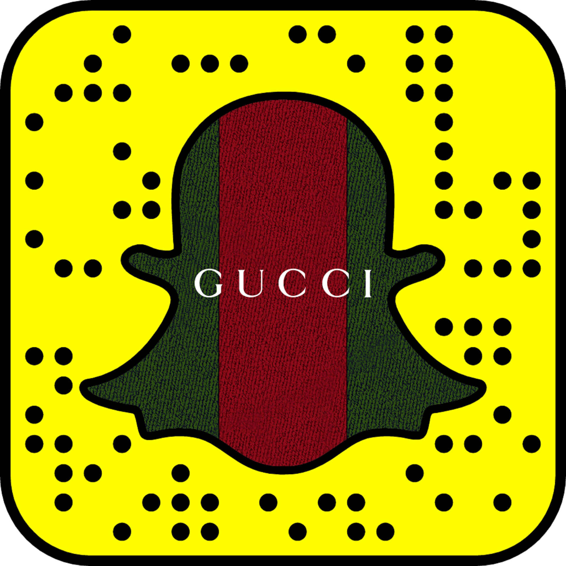 Snapchat Gucci Crossover Logo Background