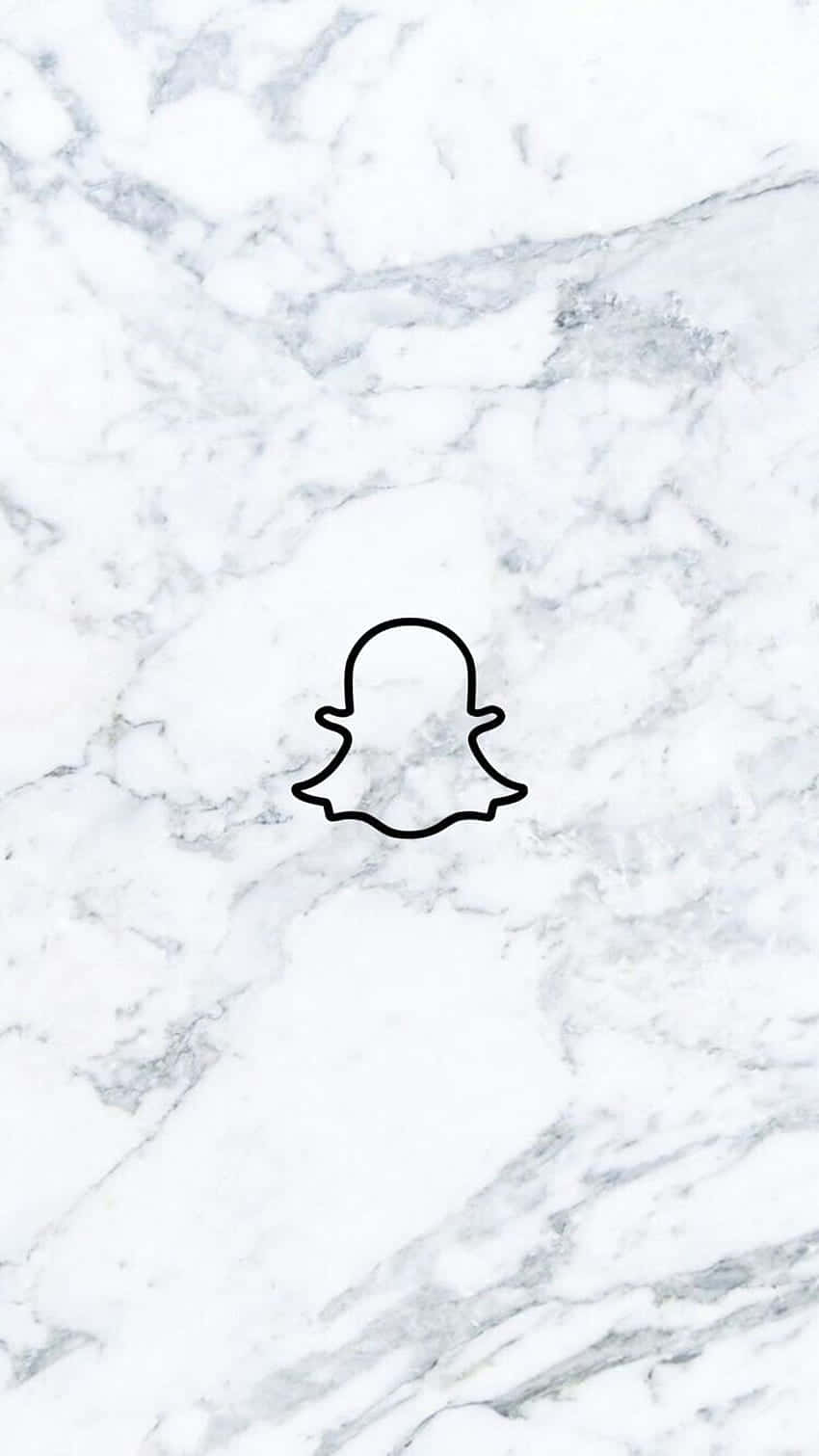Snapchat Logo Marble Background Background
