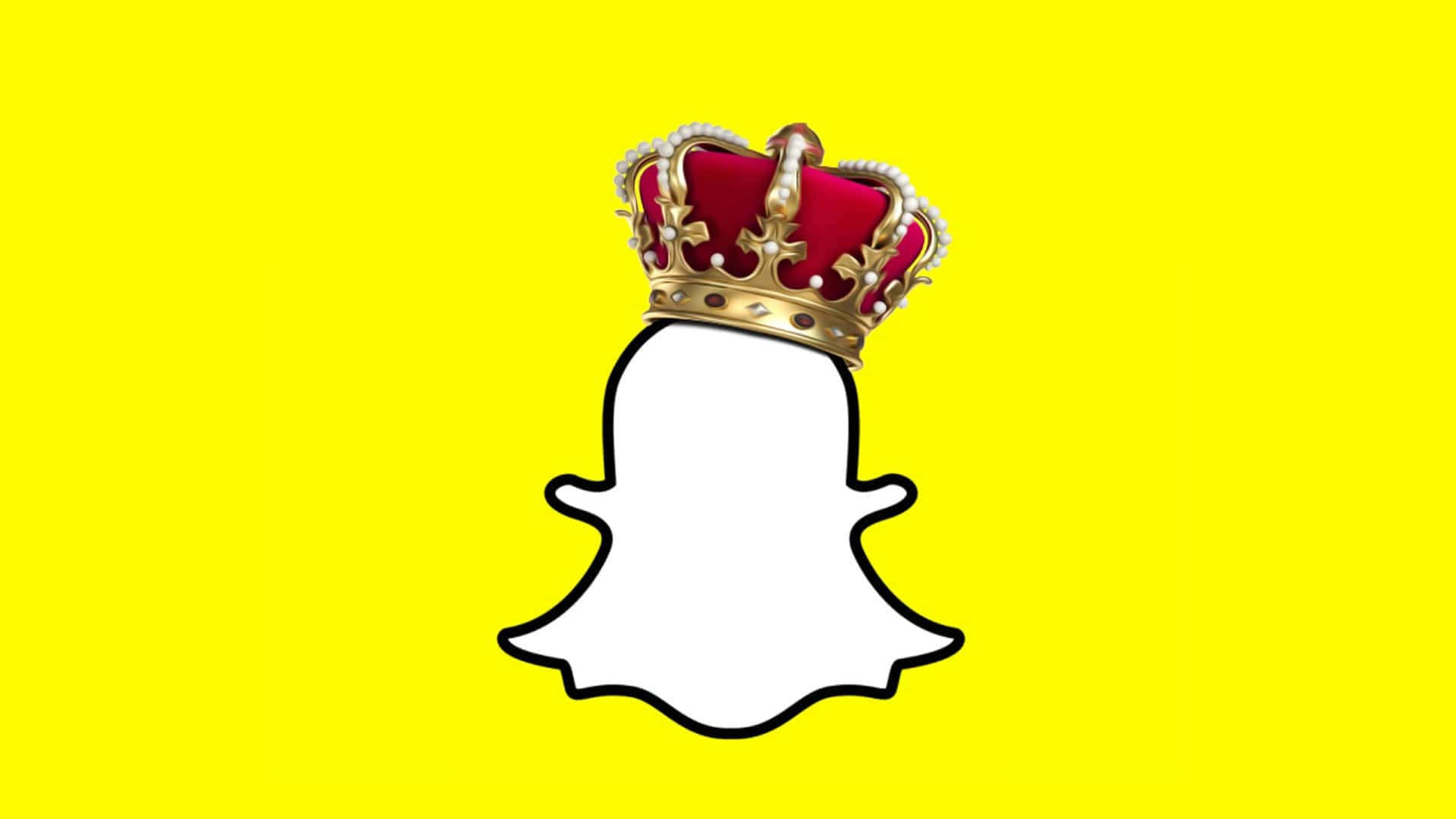 Snapchat_ Logo_with_ Crown Background
