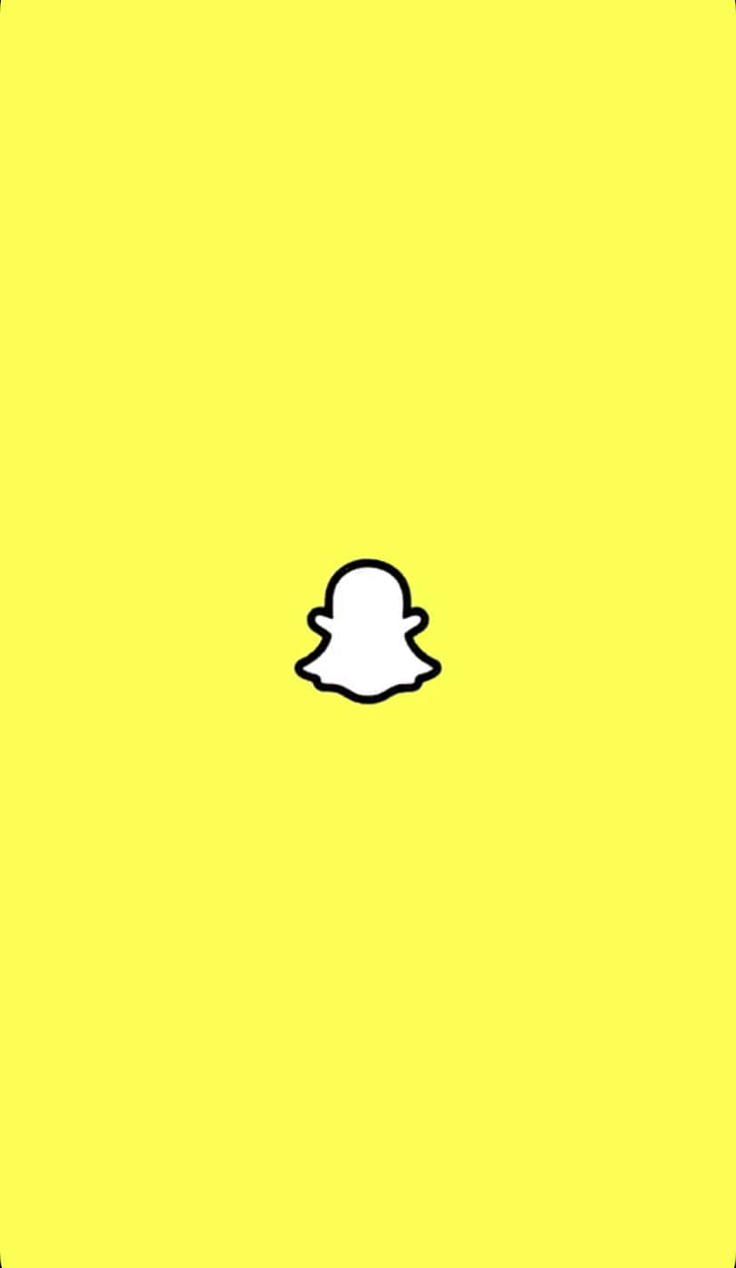 Snapchat Logo Yellow Background Background