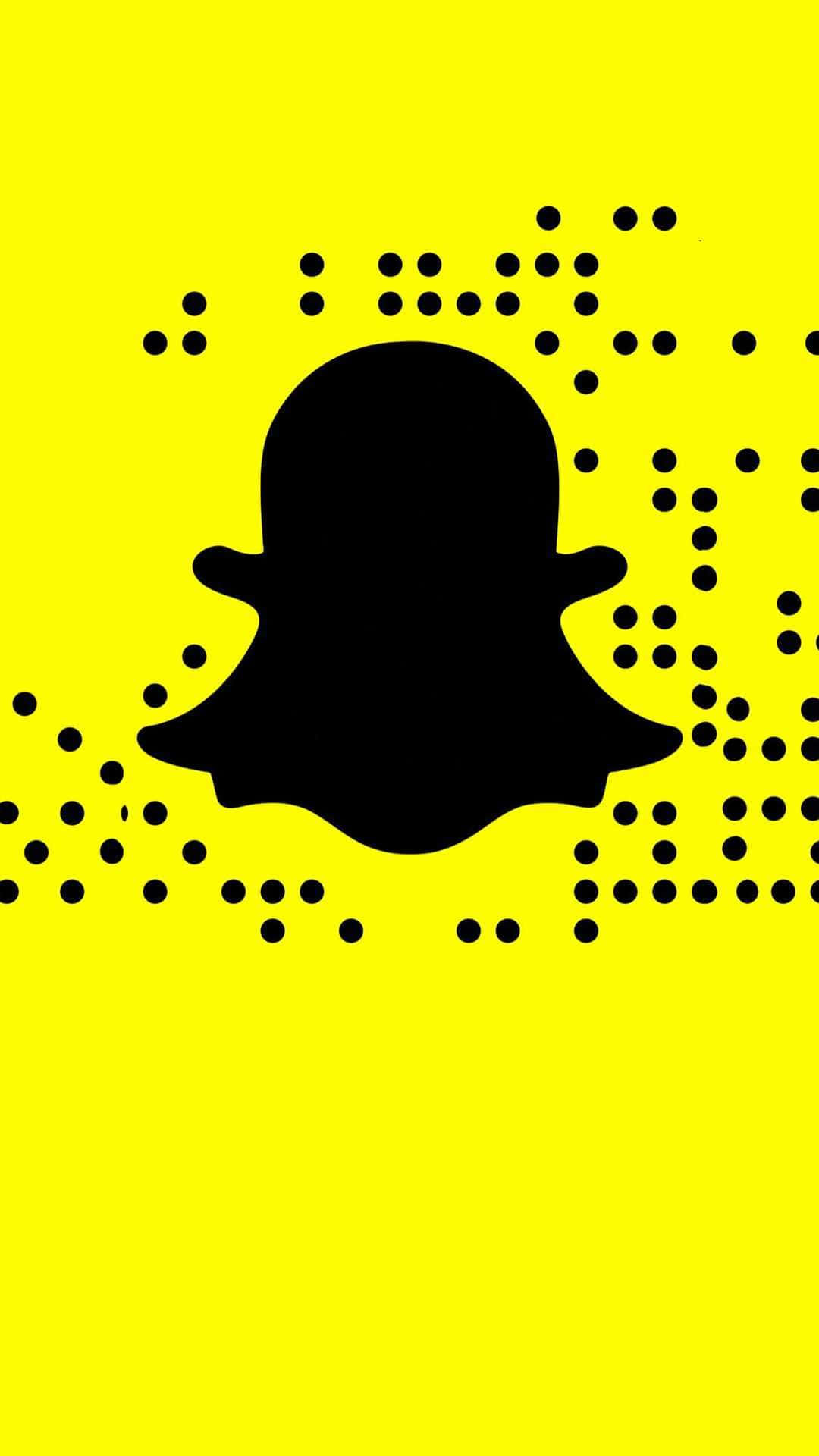 Snapchat Logo Yellow Background Background
