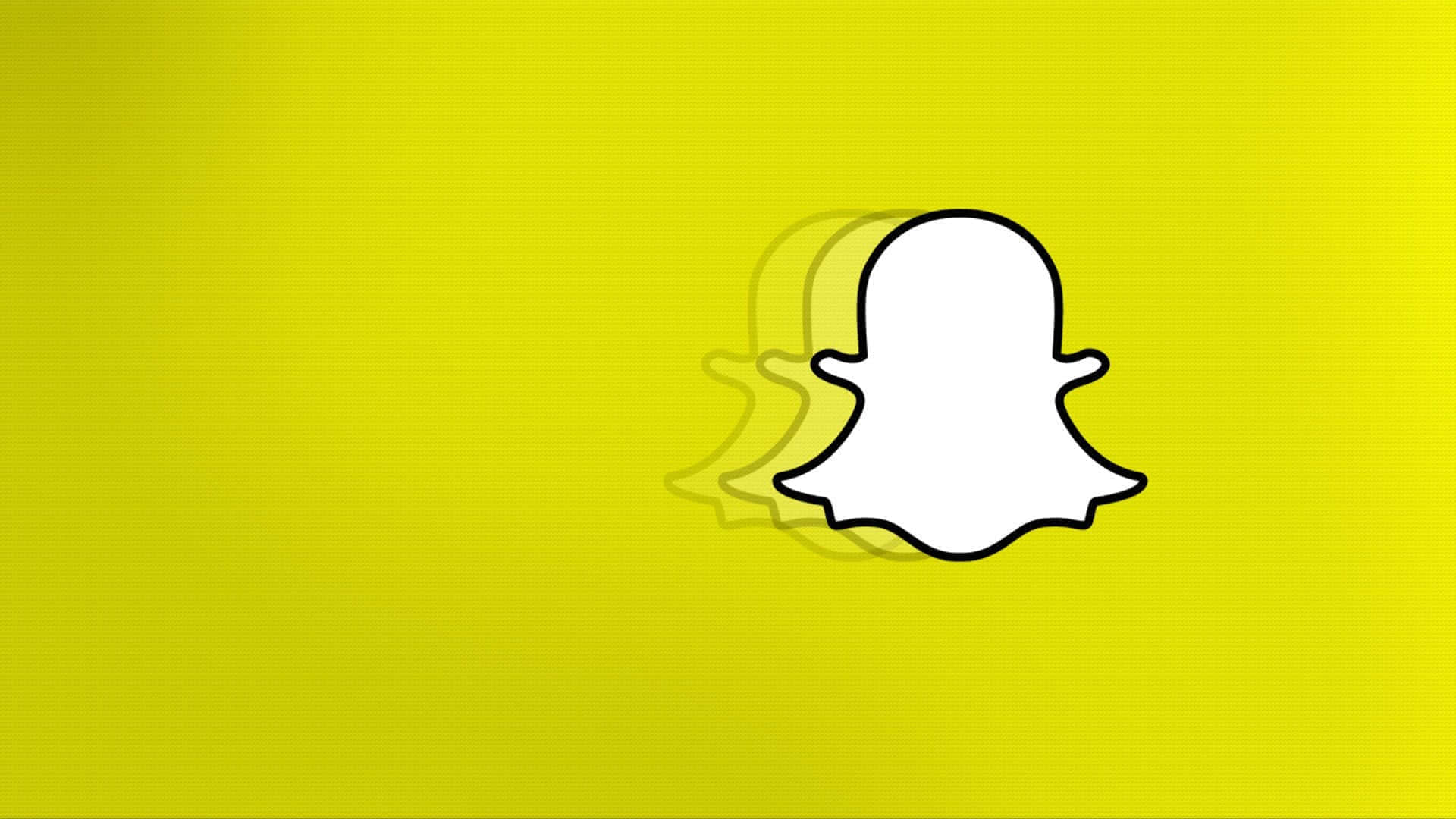 Snapchat Logo Yellow Background Background