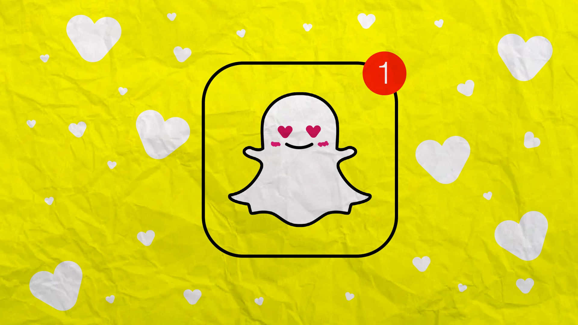 Snapchat Love Notification Background