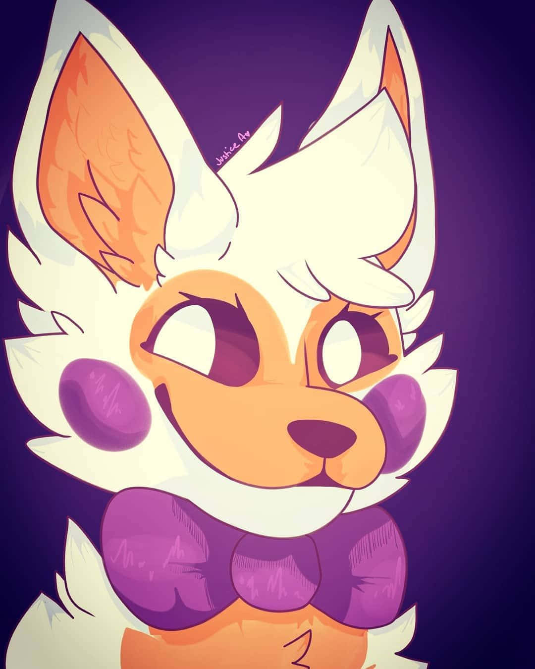 Snapshot Of Lolbit, The Fnaf Sister Location Character Background