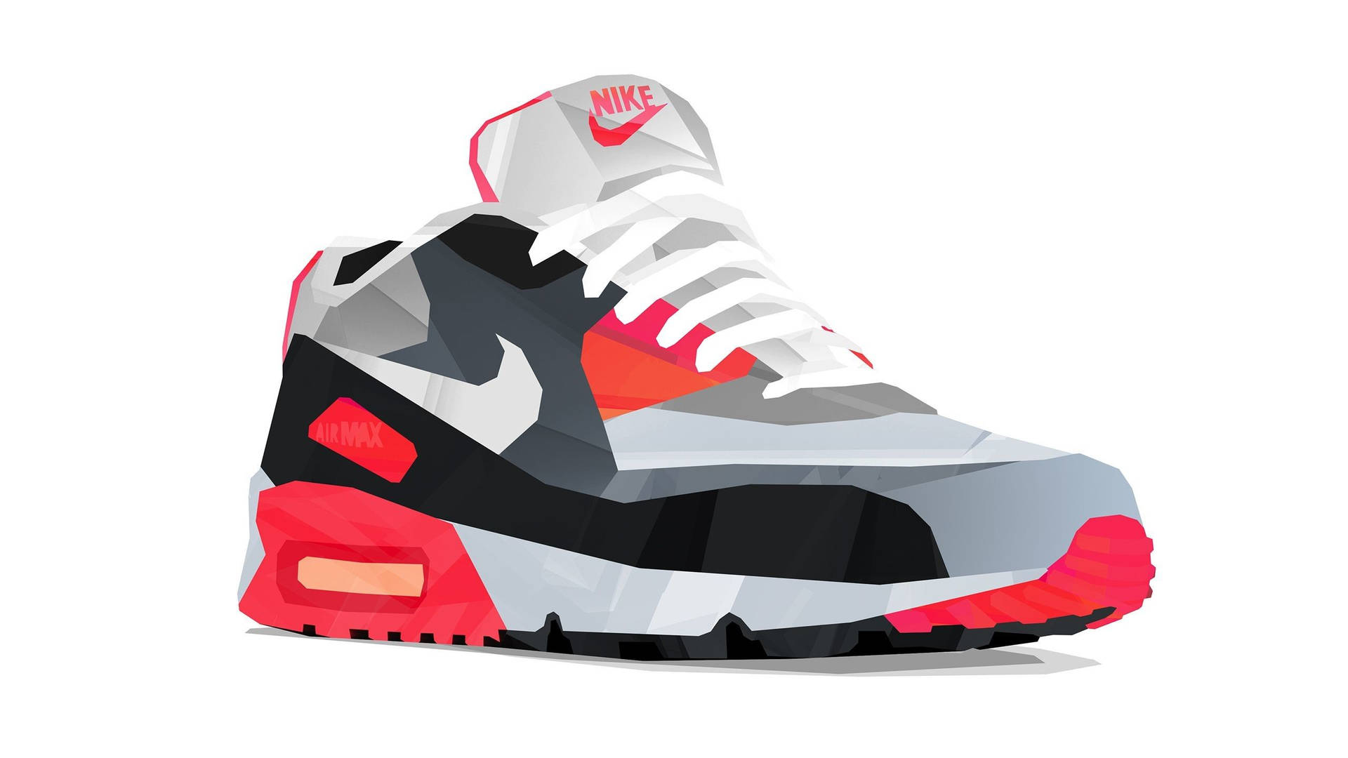 Sneaker Air Max 90 Vector Background