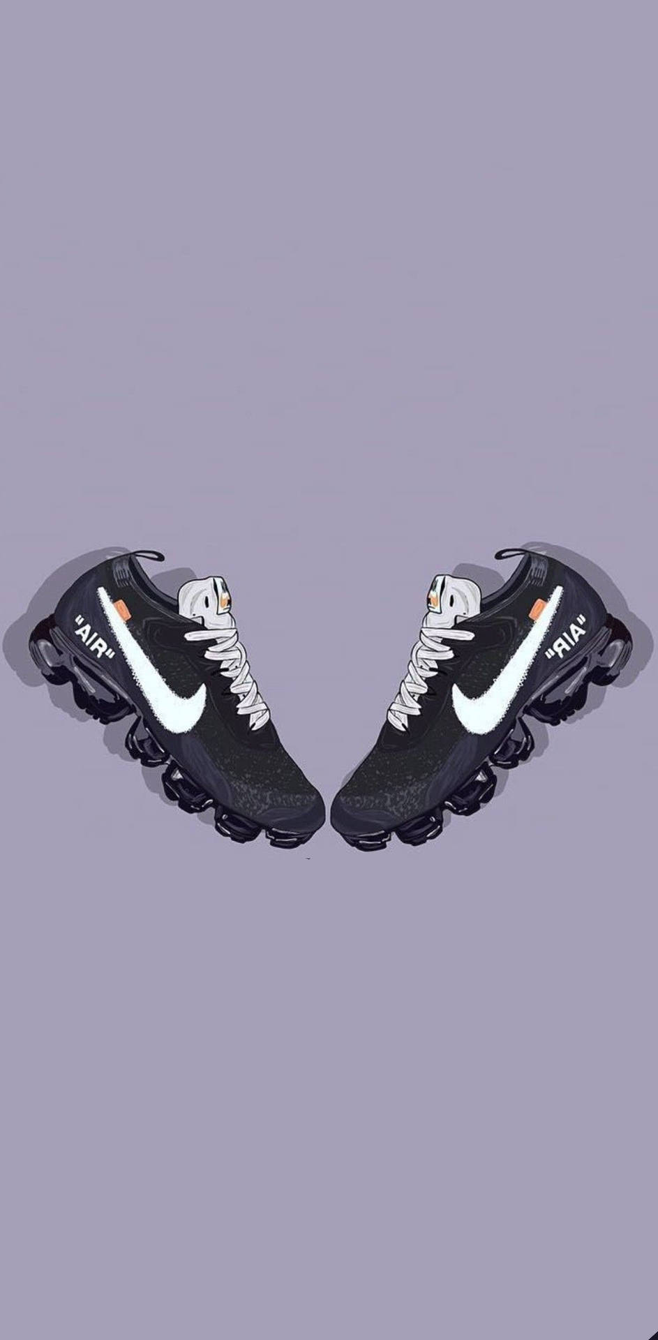 Sneaker Off-white Nike Vapormax Background