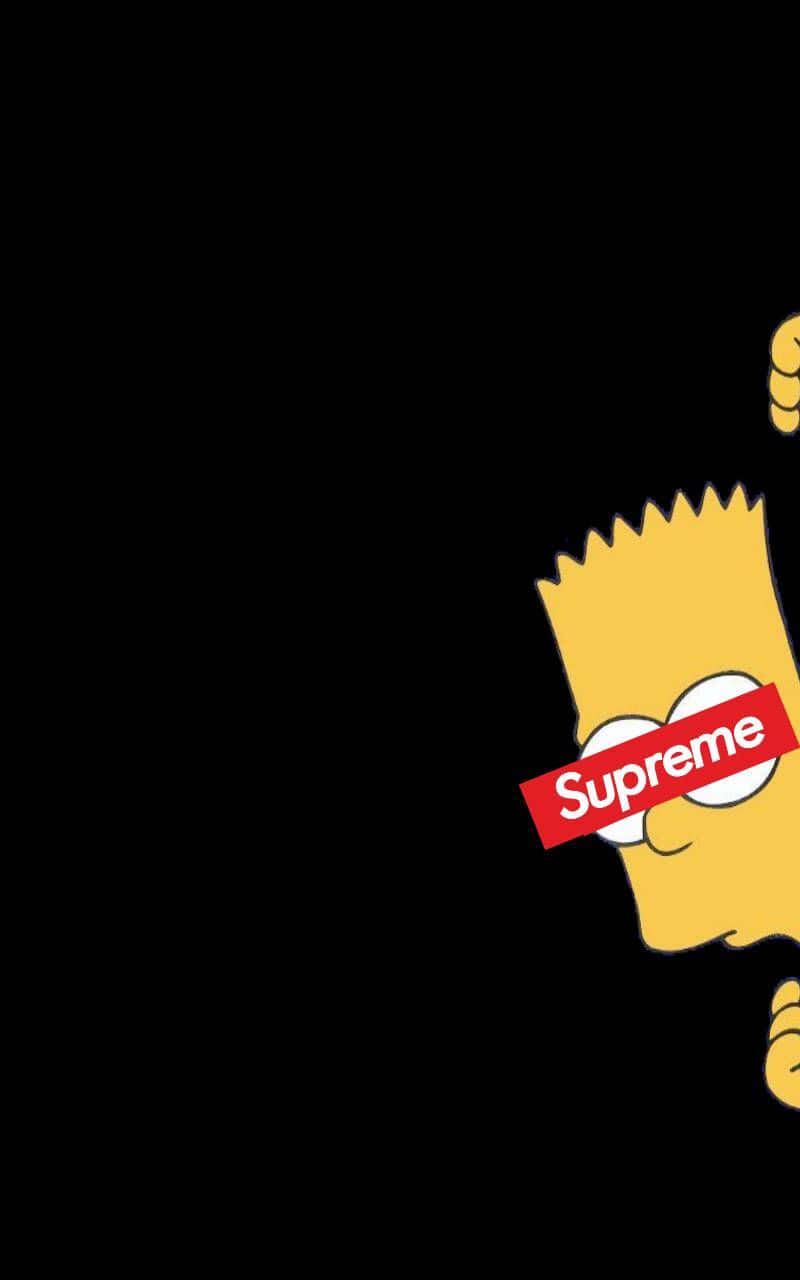 Sneaking Supreme Bart Simpson Background
