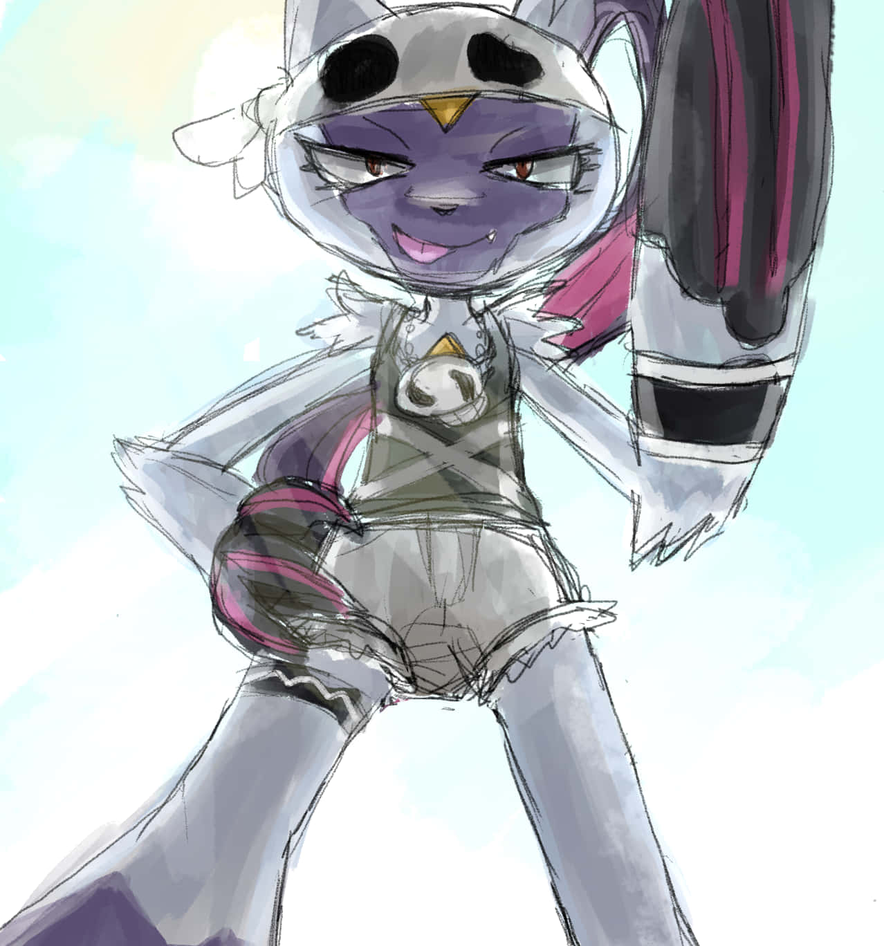 Sneasler Pokemon Team Skull Grunts Background