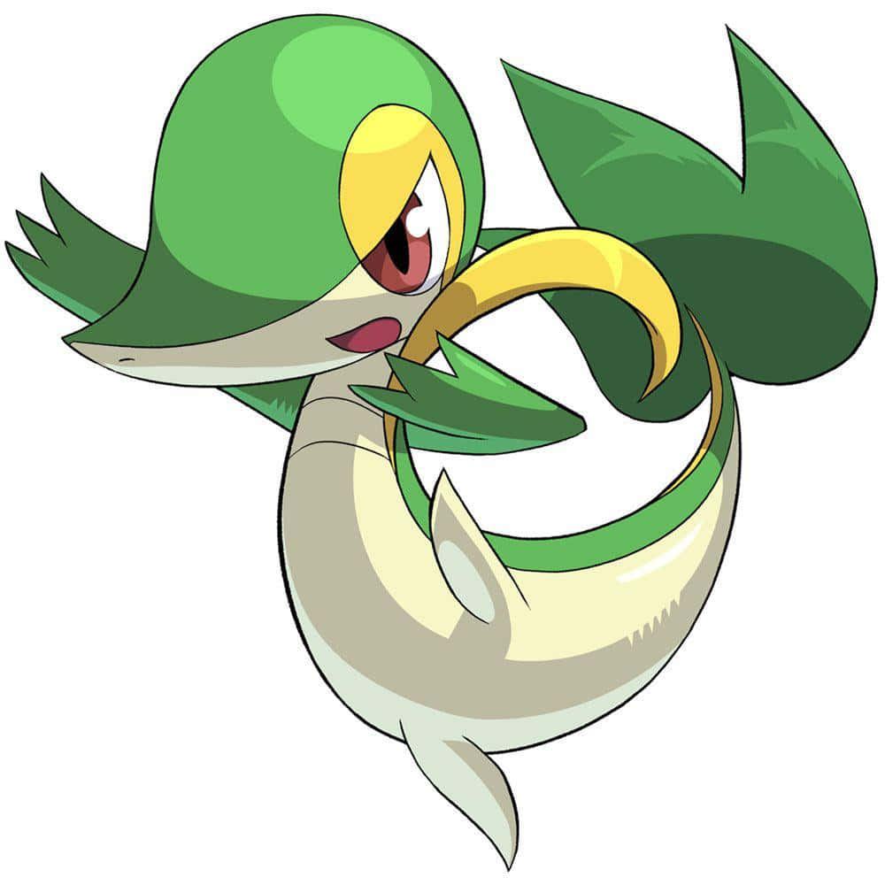 Snivy In A Fighting Stance Background