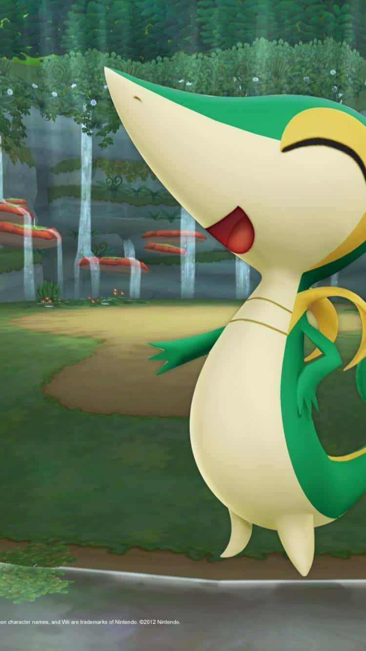 Snivy In Poképark 2 Wonders Beyond Trailer Background